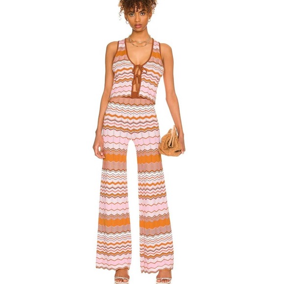 House of Harlow 1960 x REVOLVE Emile Chevron Knit Pant in Multi Size Sma… - Picture 4 of 4